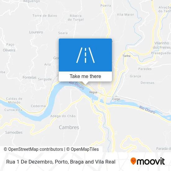 Rua 1 De Dezembro map