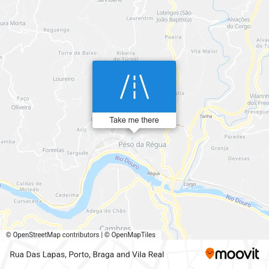 Rua Das Lapas map