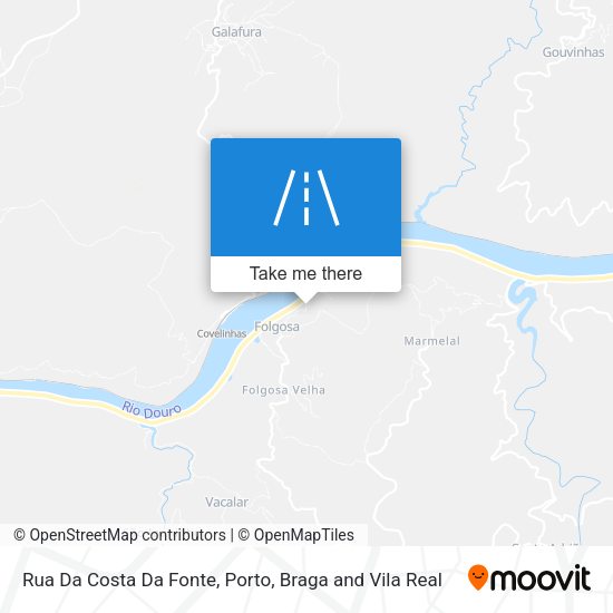Rua Da Costa Da Fonte mapa