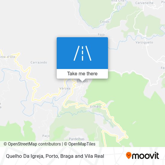 Quelho Da Igreja mapa