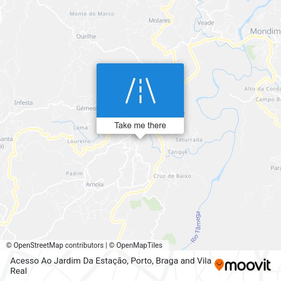 Acesso Ao Jardim Da Estação map