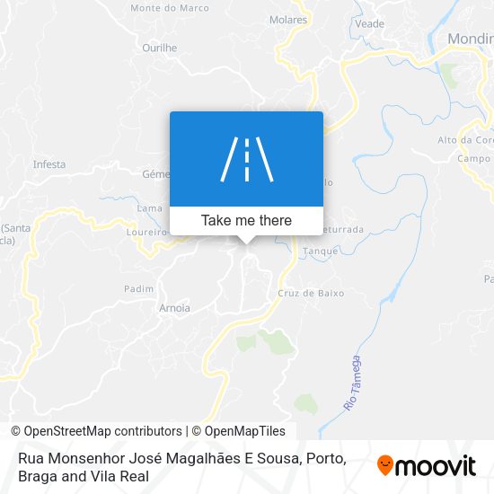 Rua Monsenhor José Magalhães E Sousa mapa