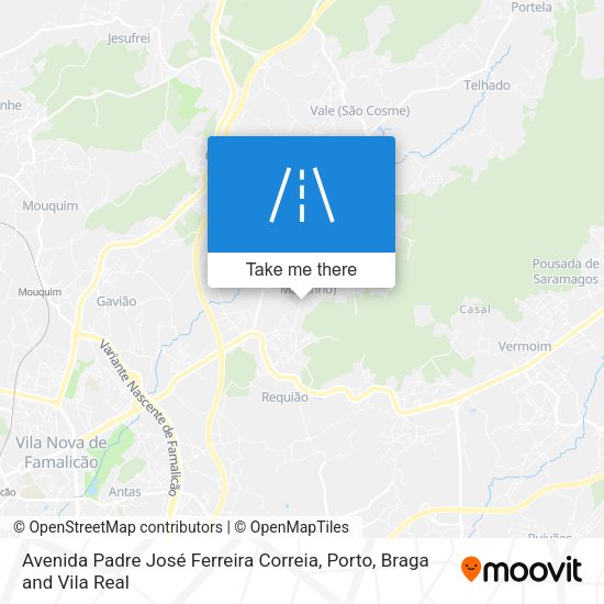 Avenida Padre José Ferreira Correia map