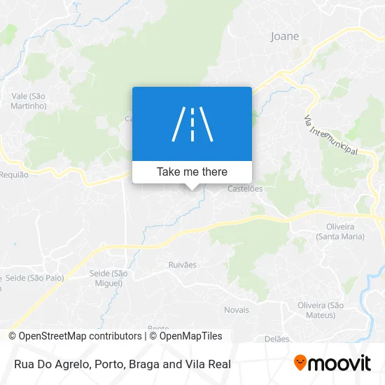 Rua Do Agrelo map