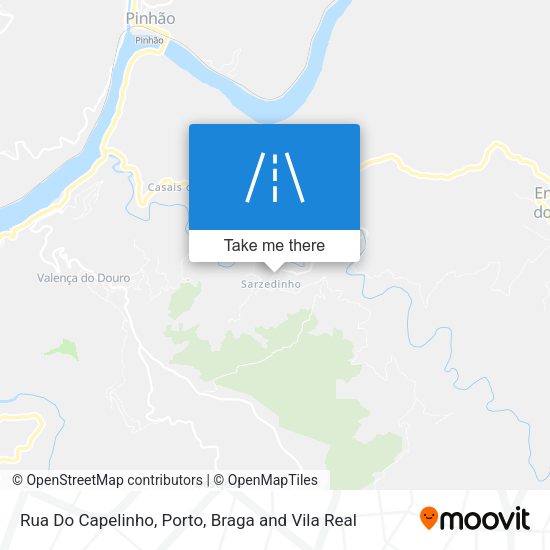 Rua Do Capelinho mapa