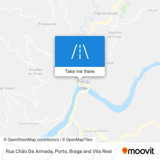 Rua Chão Da Armada mapa