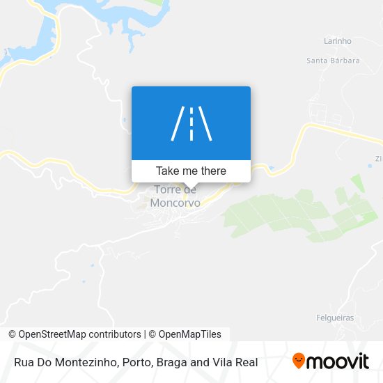 Rua Do Montezinho mapa
