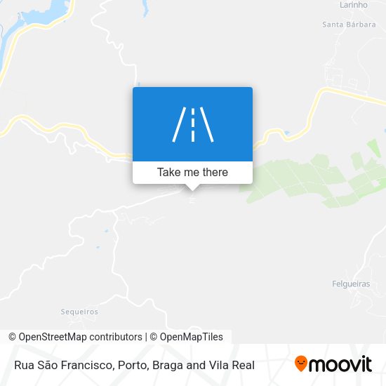 Rua São Francisco mapa