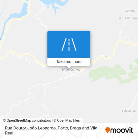 Rua Doutor João Leonardo mapa