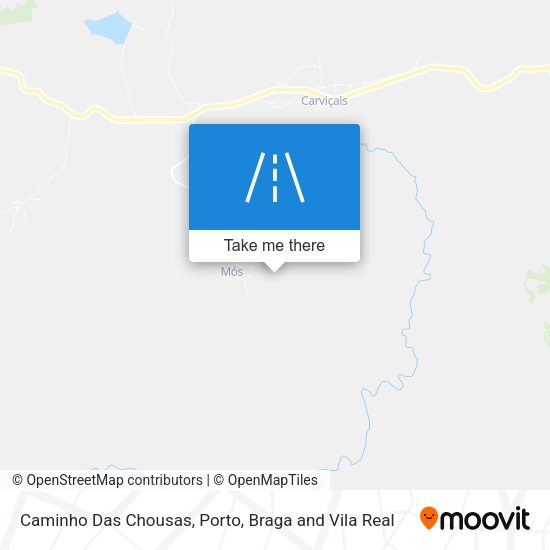 Caminho Das Chousas mapa