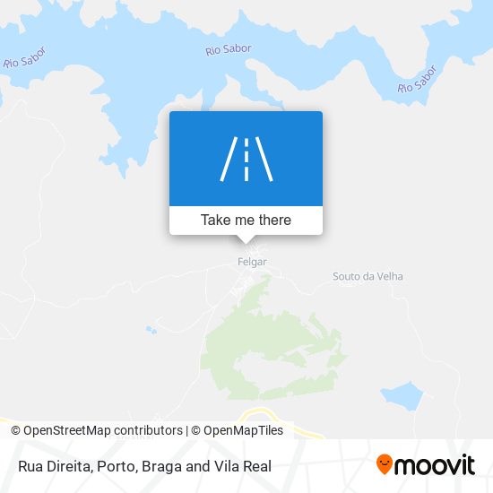 Rua Direita map