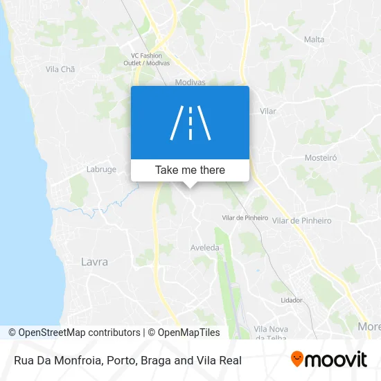 Rua Da Monfroia map