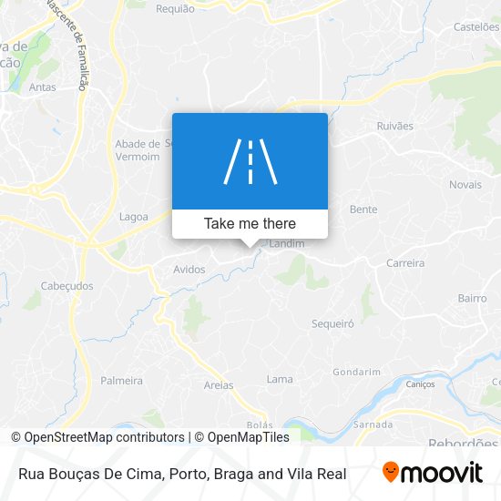 Rua Bouças De Cima map