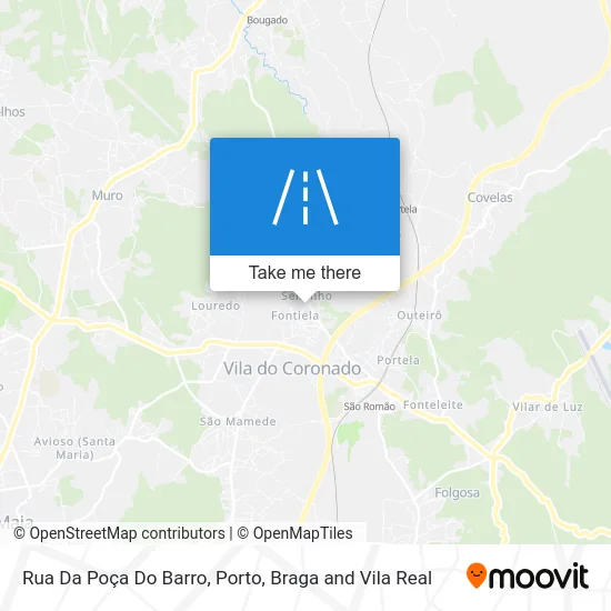 Rua Da Poça Do Barro map