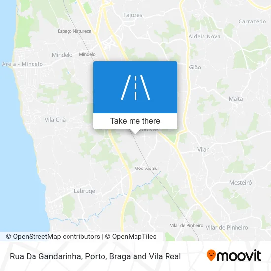 Rua Da Gandarinha map