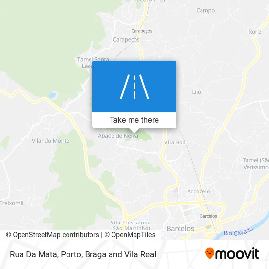 Rua Da Mata map
