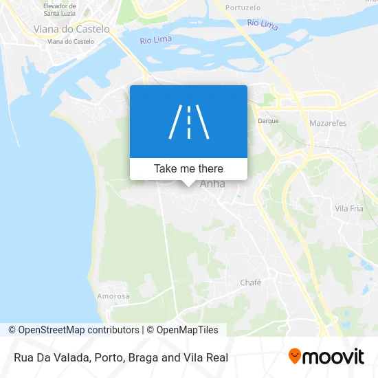 Rua Da Valada map