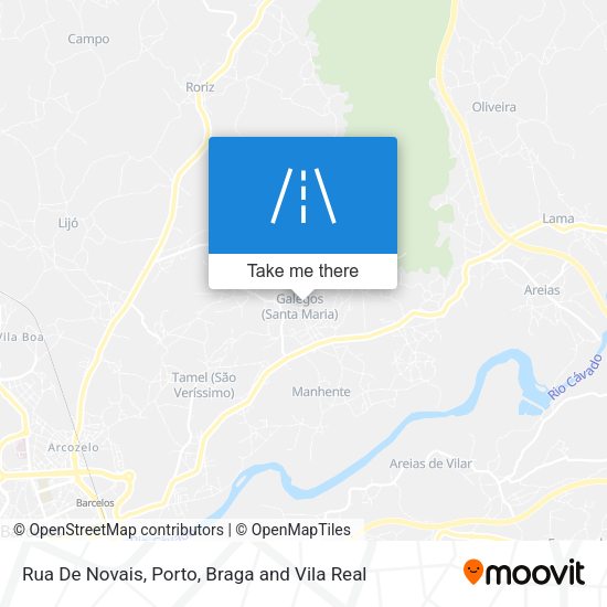 Rua De Novais map