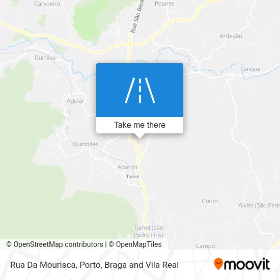 Rua Da Mourisca map