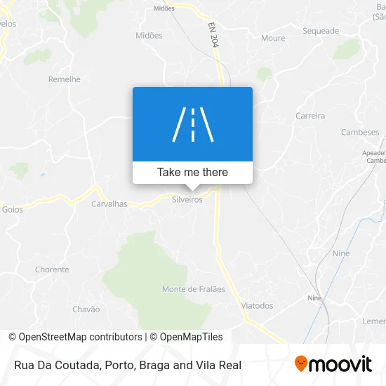 Rua Da Coutada map