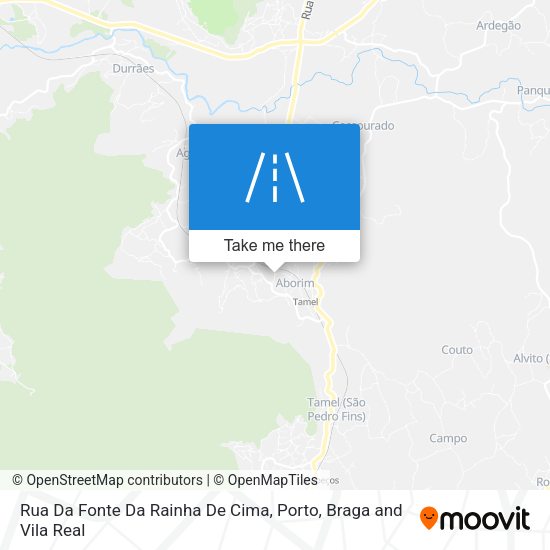 Rua Da Fonte Da Rainha De Cima mapa