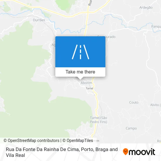 Rua Da Fonte Da Rainha De Cima map