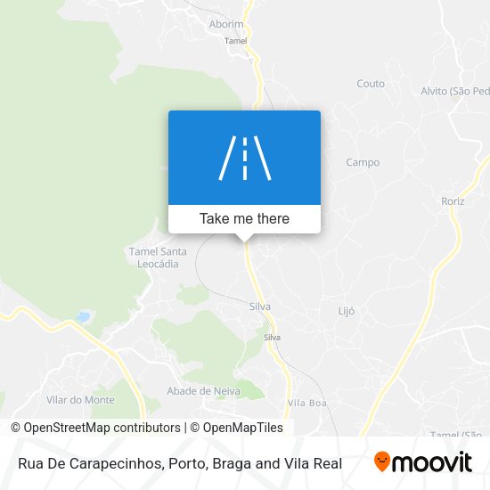 Rua De Carapecinhos map