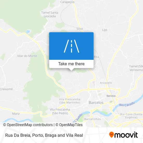 Rua Da Breia map