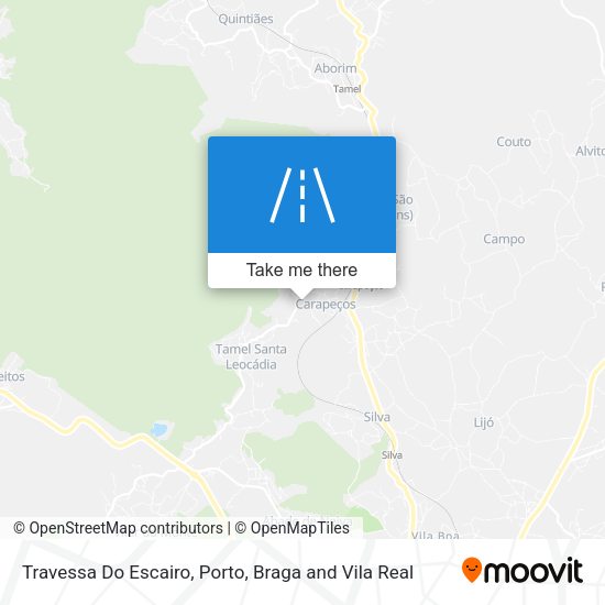 Travessa Do Escairo mapa