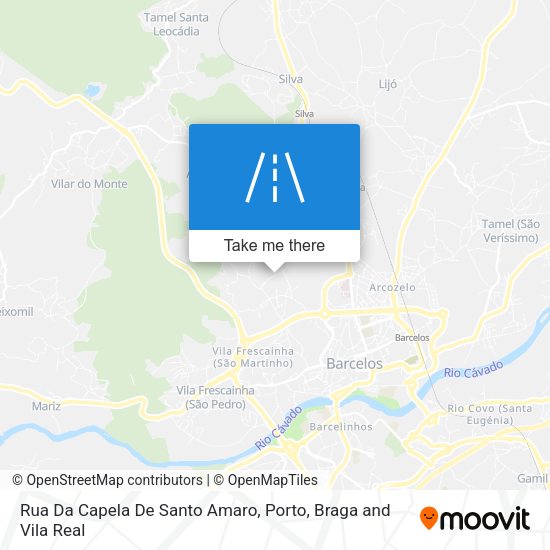 Rua Da Capela De Santo Amaro map