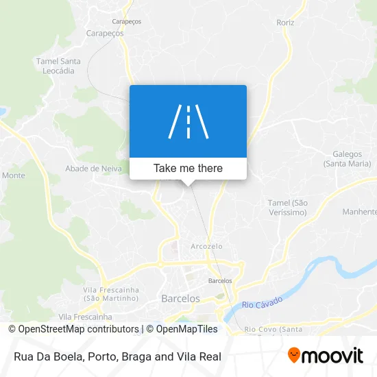 Rua Da Boela map