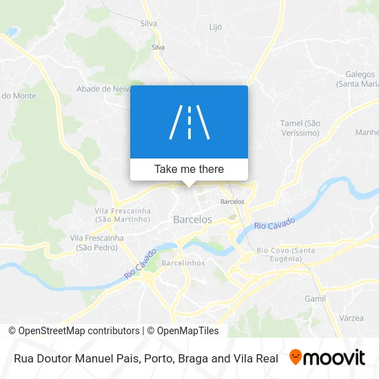 Rua Doutor Manuel Pais map