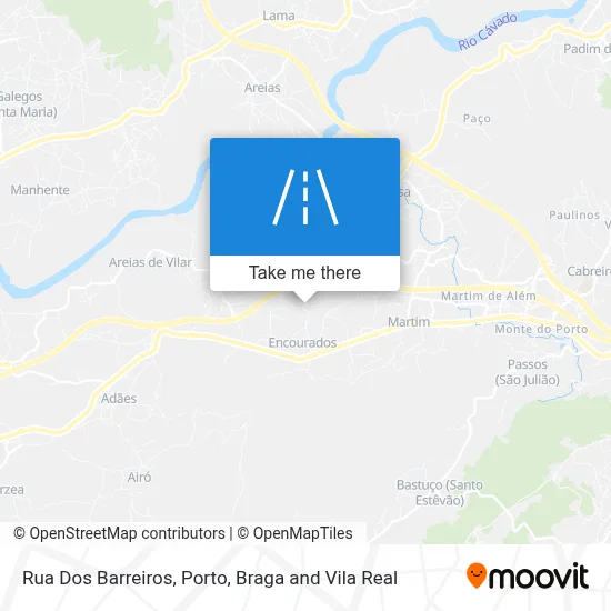 Rua Dos Barreiros map