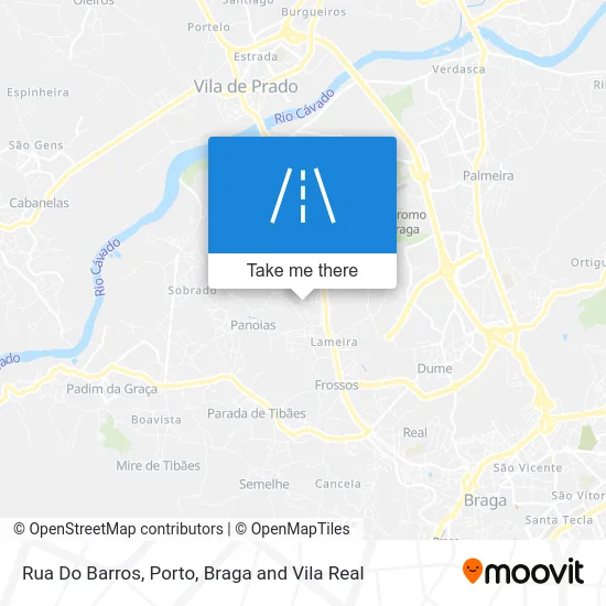 Rua Do Barros map