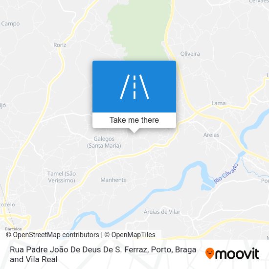 Rua Padre João De Deus De S. Ferraz mapa