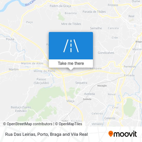 Rua Das Leirias map