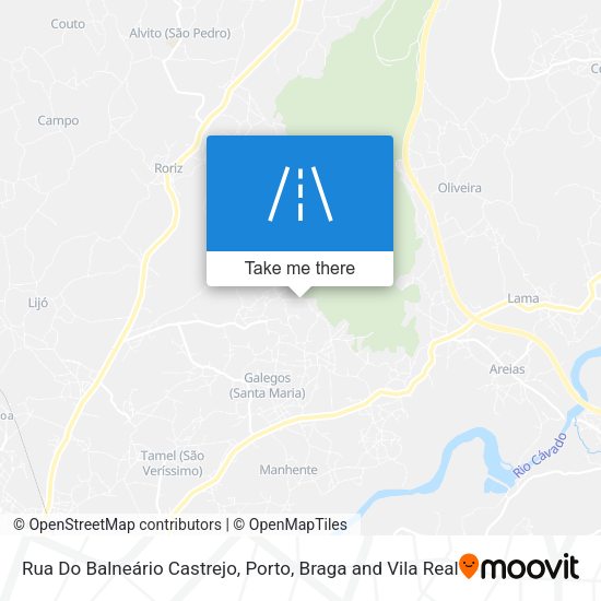 Rua Do Balneário Castrejo map