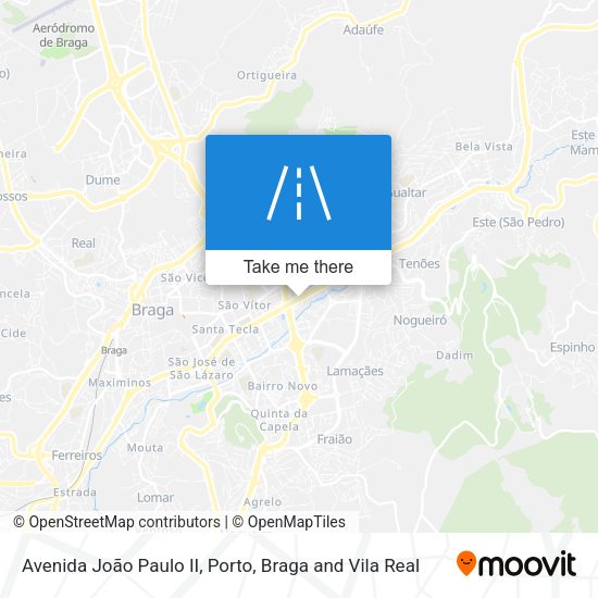 Avenida João Paulo II map