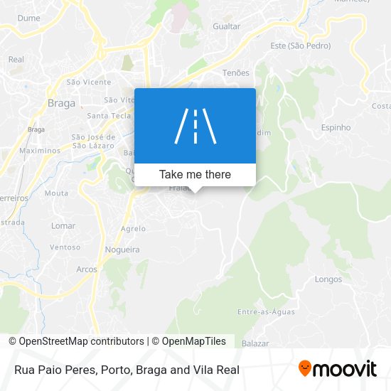 Rua Paio Peres map