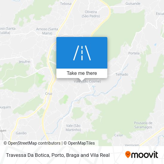 Travessa Da Botica mapa