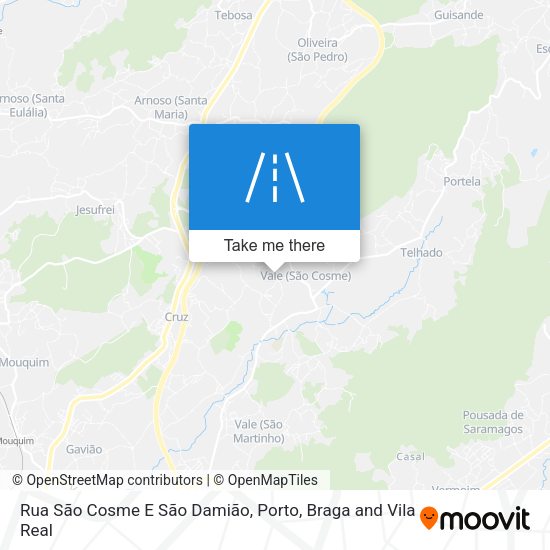 Rua São Cosme E São Damião map