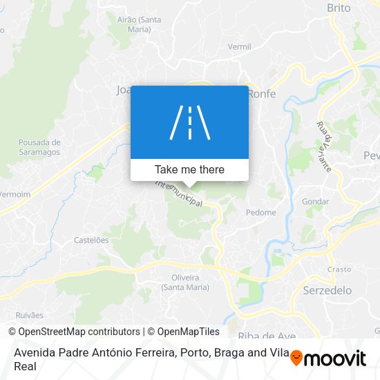 Avenida Padre António Ferreira map