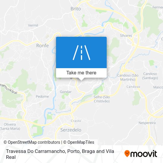Travessa Do Carramancho mapa