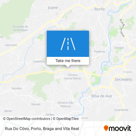 Rua Do Côvo mapa