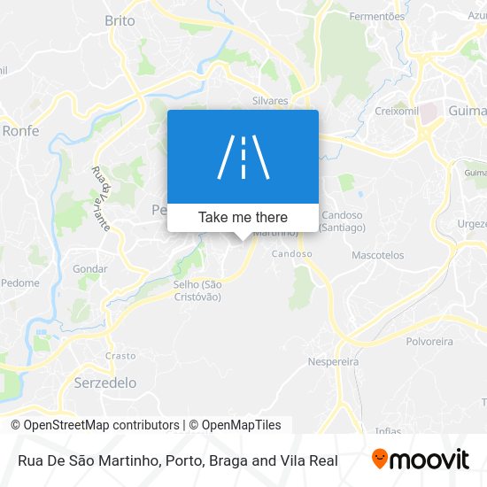 Rua De São Martinho map