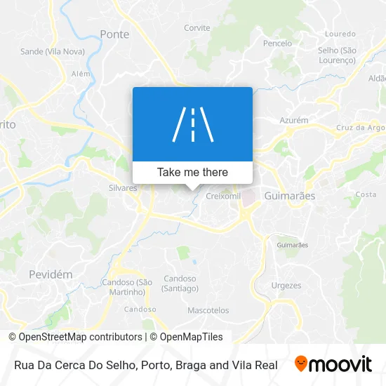 Rua Da Cerca Do Selho map