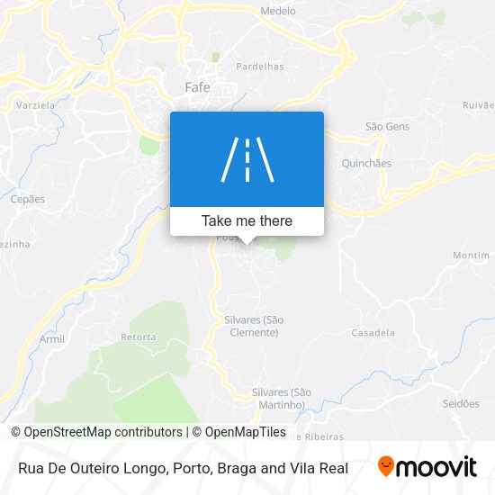 Rua De Outeiro Longo map