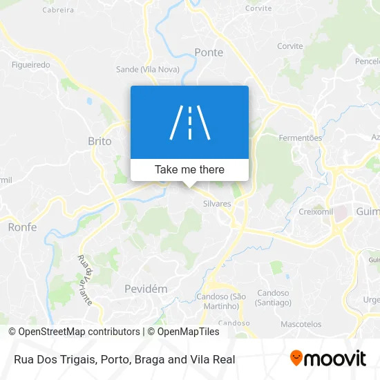 Rua Dos Trigais map