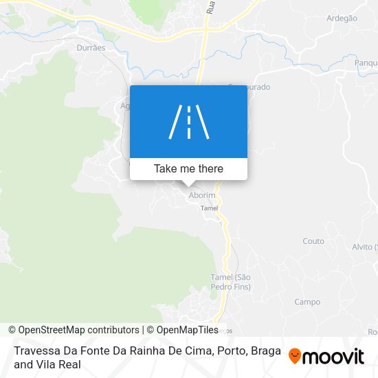 Travessa Da Fonte Da Rainha De Cima mapa