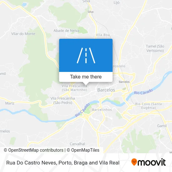 Rua Do Castro Neves map